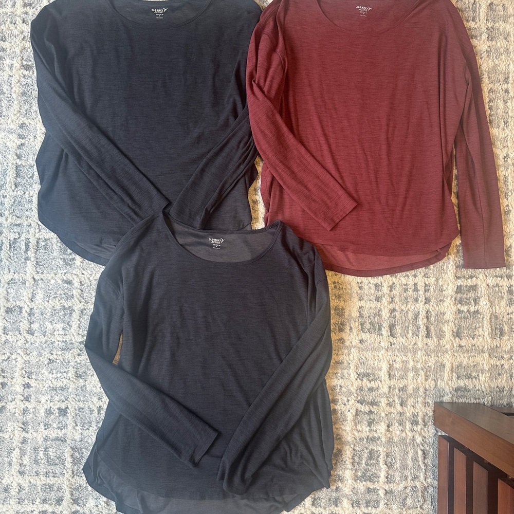 Bundle Old Navy Active Breathe On Black Sz Small